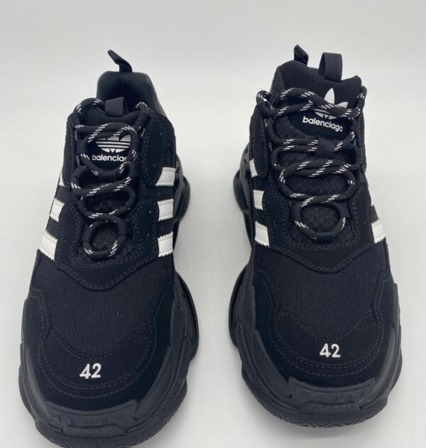 Balenciaga X Adidas Black Triple S Sneakers Size 9