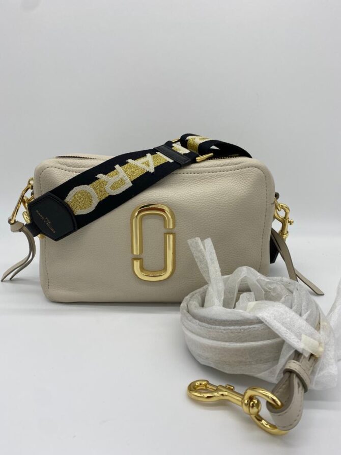 Marc Jacobs Beige The Snapshot Camera Bag