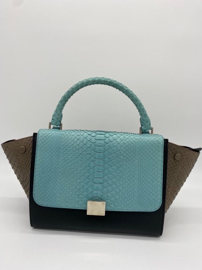 Celine Tricolor Trapez PM Bag